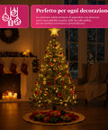 Albero Natalizio Classico – Rami Folti e Stabili, Altezza 150/180/210 cm
