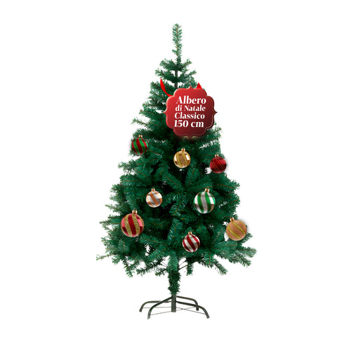 Klasyczna choinka – gęste i stabilne gałęzie, wysokość 150/180/210 cm