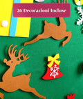 Albero di Natale in Feltro per Bambini – 26 Giochi Inclusi, Facile e Divertente