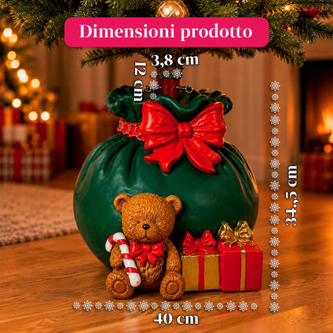 Dekoracyjna podstawa pod choinkę, 10 wzorów, z żelaza i magnezu, uniwersalne mocowanie, do drzewek o wysokości do 210 cm, 2 modele z oświetleniem LED