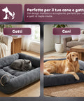 Cuccia Divano Morbida per Cani e Gatti Varie Taglie e Colorazioni