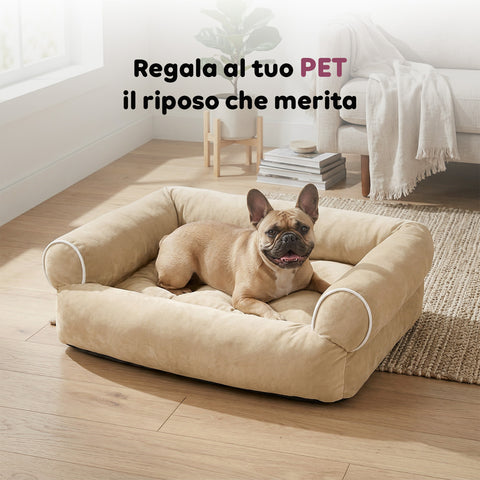 Cuccia Divano Morbida per Cani e Gatti Varie Taglie e Colorazioni