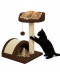 Tiragraffi per Gatti 50 cm con Arco in Sisal e Gioco Pendente