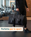 Borsa da Viaggio Oxford Impermeabile con Scomparto Scarpe e Multitasche