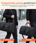 Borsa da Viaggio Oxford Impermeabile con Scomparto Scarpe e Multitasche