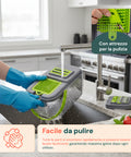Affetta Verdure 10 in 1 – Tagliaverdure con Cestello Raccolta