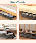 Contenitori Sottoletto con Ruote – Set 2 Pezzi XXL 54L Salvaspazio