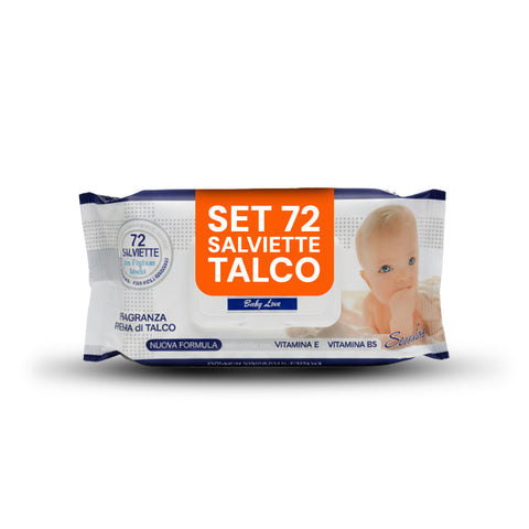 Salviettine Baby 72 / 864 pz – Morbide a Nido d’Ape Fragranza Latte d' Avena e Riso, Aloe o Crema al Talco