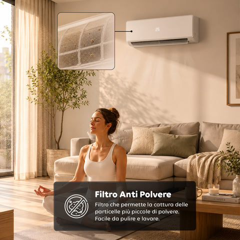 Klimatyzator monosplit Inverter 9000/12000/18000 BTU A++ z czynnikiem R32 i Wi-Fi
