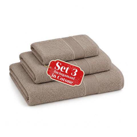 Zestaw 3 ręczników ze 100% bawełny – komplet łazienkowy z ręcznikiem kąpielowym 90x140, ręcznikiem 60x100 i ręcznikiem do rąk 40x60 cm, miękkie i chłonne, 6 kolorów