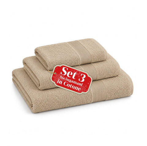 Zestaw 3 ręczników ze 100% bawełny – komplet łazienkowy z ręcznikiem kąpielowym 90x140, ręcznikiem 60x100 i ręcznikiem do rąk 40x60 cm, miękkie i chłonne, 6 kolorów