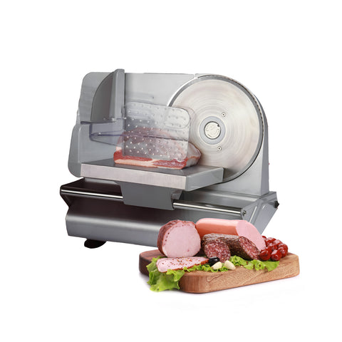 Affettatrice da Cucina per Salumi, Pane e Formaggi con Carrello Scorrevole
