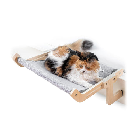 Letto Pensile da Finestra per Gatti con Struttura Aperta e Antigraffio - 45x37cm