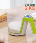 Bilancia da Cucina con Manico, Display LCD e Spegnimento Automatico