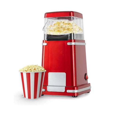 Maszyna do popcornu na gorące powietrze 1200 W – kompaktowa i wydajna, popcorn gotowy w 3 minuty