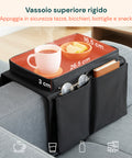 Organizer da Divano con Scomparto Rigido – Porta Telecomandi e Accessori