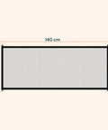 Barriera Protettiva per Animali – Rete 140x72 cm in Ferro con 4 Ganci Inclusi