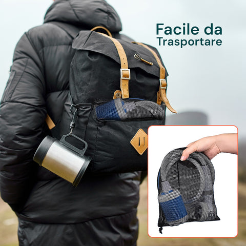 Doccia Portatile 5200 mAh per Campeggio – 120 Min Di Autonomia e Ricarica USB