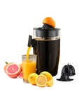 Spremiagrumi elettrico 40W per agrumi freschi e succo naturale con 2 coni intercambiabili, serbatoio 0,5L e beccuccio antigoccia