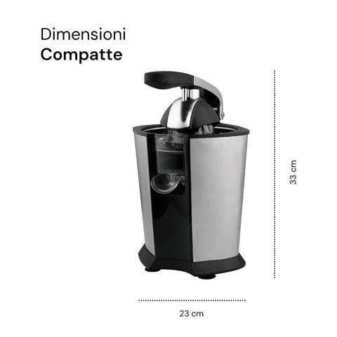 Spremiagrumi Elettrico In Acciaio 85w Nero