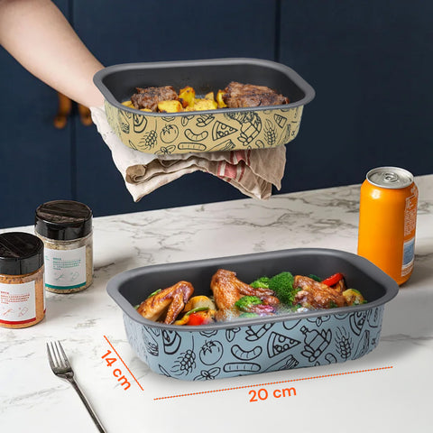 Teglia AirFry Antiaderente Senza PFOA per Friggitrice ad Aria e Forno