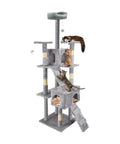Tiragraffi per Gatti 170 cm con Cuccia, Griglie e Accessori Montaggio