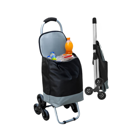 Carrello Spesa 3 Ruote Impermeabile In Tessuto Pvc Bicolore