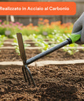 Zappetta/Rastrello Da Giardino In Acciaio 31cm