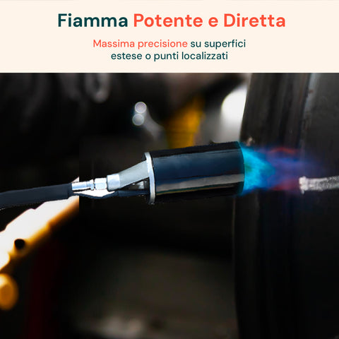 Kit Cannello Alta Portata 54kw con Tubo da 10m e Accensione Automatica