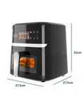 Avilia Friggitrice ad Aria 8L 1350W con Display Digitale, Timer, Cestello Removibile e 8 Programmi Ean-8056897155073