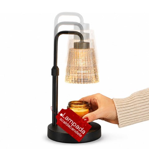Lampa do podgrzewania świec z timerem, funkcją ściemniania i regulacją wysokości