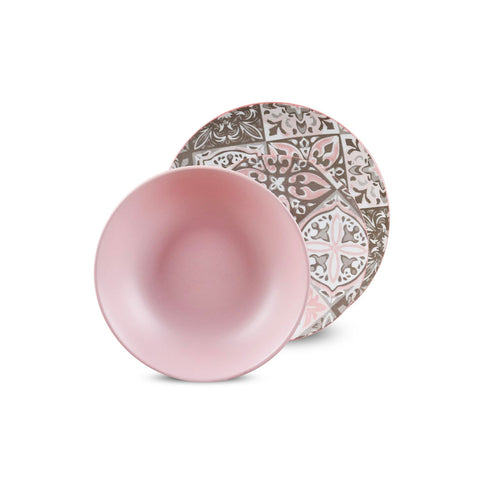 Zestaw porcelanowych talerzy 18-elementowy, Maiori
