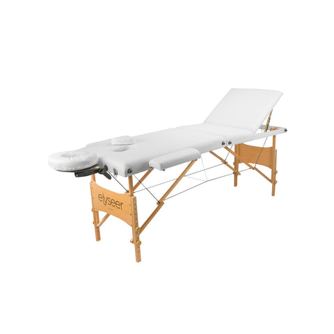 Lettino Per Massaggi Portatile Bianco