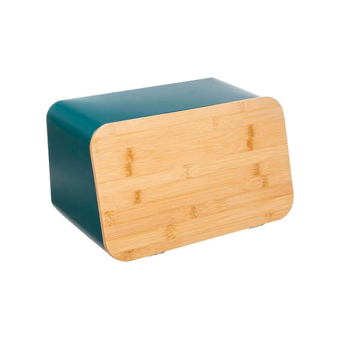 Scatola E Tagliere Per Il Pane Da 37cm Blu Petrolio