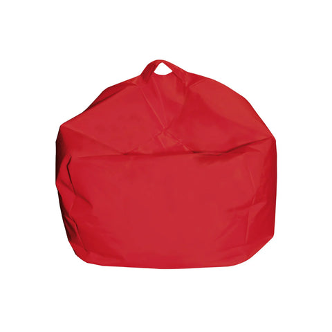 Nylonowy puf worek 65x62 cm, czerwony