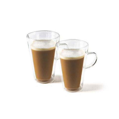Zestaw 2 szklanek do cappuccino 370ml