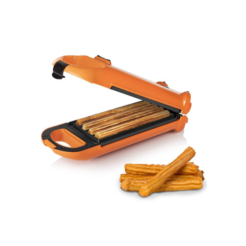 immagine-1-princess-piastra-elettrica-per-4-churros-antiaderente-700w-arancione-ean-8713016092021