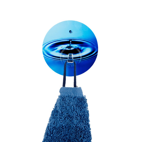 Designerski haczyk na ręczniki Aqua