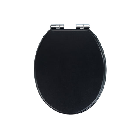 Sedile Della Toilette Richiudibile Cuero Nero