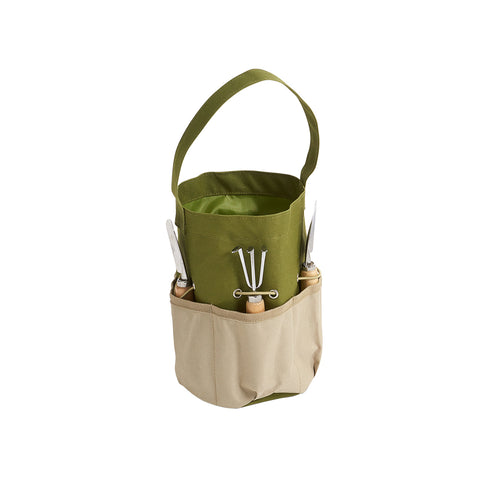 Set 4 Pezzi Da Giardino Con Borsa Poliestere