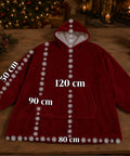 saint joy coperta con maniche e cappuccio felpa coperta oversize 2 colori ean 8050043128386