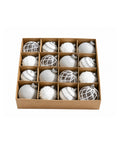saint joy palline di natale set 16 pezzi assortiti a6 cm oro o argento ean 8050043128249