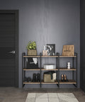 immagine-2-emuca-set-2-strutture-verticali-componi-scaffale-da-parete-in-acciaio-83x35cm-nero-ean-8432393275093