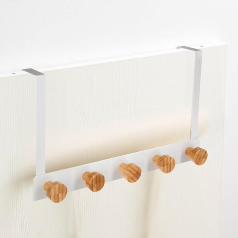 immagine-2-five-simply-smart-appendiabiti-con-5-ganci-in-metallo-e-bambu-bianco-ean-3560234521810
