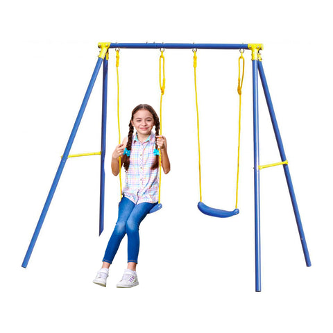 immagine-2-garden-friend-altalena-2-posti-per-bambini-in-metallo-209x142x182cm-ean-8023755045623