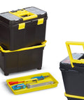 immagine-2-kombo-trolley-porta-attrezzi-a-2-vani-con-4-vassoi-portaminutiera-in-plastica-45x585x27cm-ean-8053340471841