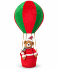 saint joy mongolfiera natalizia con mamma natale o orsetto led 92 cm ean 8056819081787