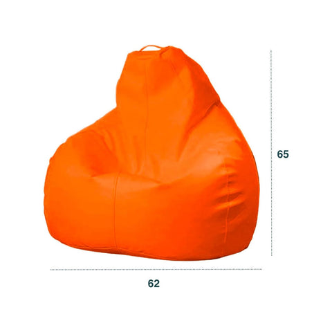 immagine-3-king-collection-pouf-a-sacco-in-nylon-65x62cm-arancio-ean-8023755045913