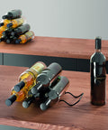 immagine-3-metaltex-set-2-portabottiglie-vino-impilabili-11x32x3cm-ean-8002523829207