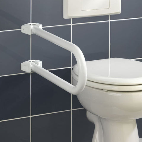 Składany aluminiowy uchwyt łazienkowy - udźwig 120kg